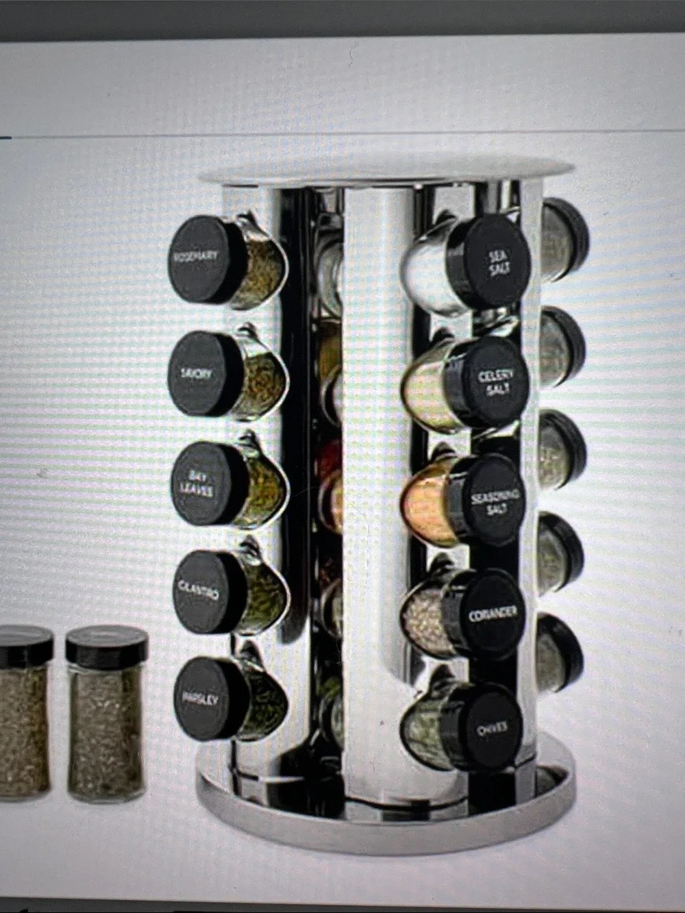 20 Jar Revolving Spice Rack